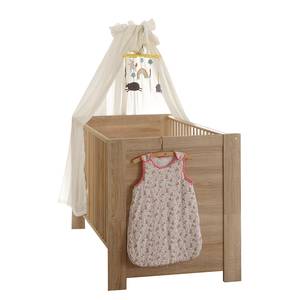 Babykamercombinatie Jona I (3-delig) grof gezaagde eikenhouten look