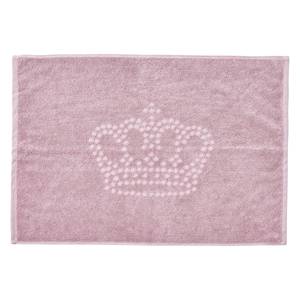 Tapis de bain Crown Étoffe de coton - Mauve