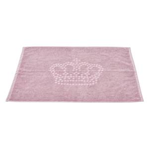 Tapis de bain Crown Étoffe de coton - Mauve