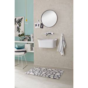 Tapis de bain Mauritius IV Blanc - 60 x 60 cm