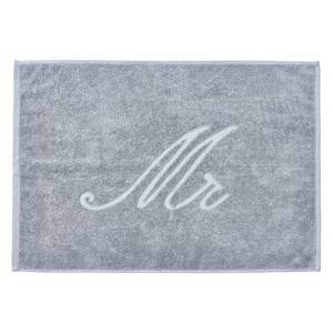 Tapis de bain Mr Étoffe de coton - Gris clair