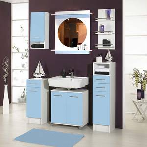 Set per il bagno Ottawa (3 pezzi) Con piedi blu chiaro