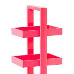 Colonna portaoggetti Caddy Impiallacciato di vero legno Fucsia