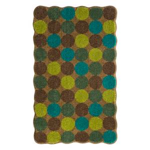 Tapis de bain Agarthi Vert / Bleu - 70 x 120 cm