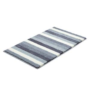 Tapis de bain Badalona Tissu - Gris clair / Blanc - 70 x 120 cm