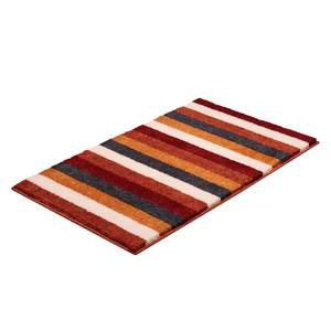 Tapis de bain Badalona Tissu - Rouge / Rouge bordeaux - 80 x 140 cm