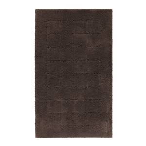 Badteppich Exclusive 100% Baumwolle dark brown - 693 - Toilettenvorlage: 50 x 55 cm