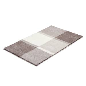 Tapis de bain Fantasie Tissu - Taupe / Crème - 60 x 100 cm