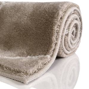 Tapis de bain Flair Fibres synthétiques - Taupe / Blanc - 60 x 100 cm