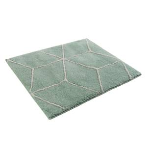 Tapis de bain Flair Fibres synthétiques - Menthe / Blanc - 55 x 65 cm