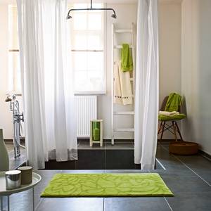 Tapis de bain Flower Shower Vert - 70 x 120 cm