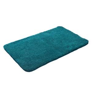 Tapis de bain Manresa I Tissu - Pétrole - 80 x 140 cm