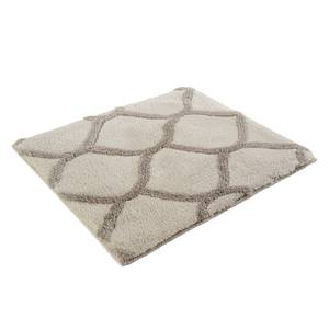 Badteppich Oriental Tile Kunstfaser - Beige / Grau - 55 x 65 cm