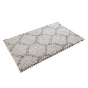 Badmat Oriental Tile kunstvezel - Wit/grijs - 60x100cm