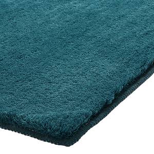 Tapis de bain Softy Fibres synthétiques - Bleu pétrole - 70 x 120 cm