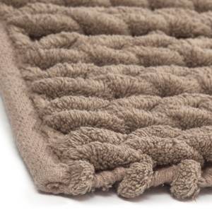 Tapis de bain Tress Coton - Latte macchiatto - 55 x 55 cm