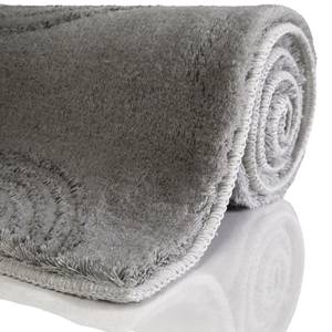 Tapis de bain Yoga Fibres synthétiques - Gris / Argenté - 70 x 120 cm