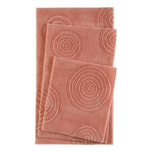 Tapis de bain Yoga Fibres synthétiques - Corail - 60 x 100 cm