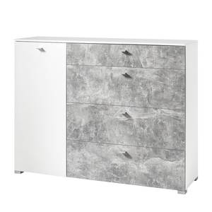 Dressoir Vestby I Wit/Concrete look