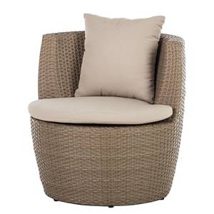 Balkon-Set Rattanesco Puca (3-teilig) Polyrattan - Braun