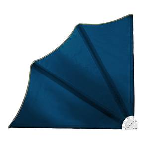 Eventail pour balcon Coral Acier / Polyester - Bleu