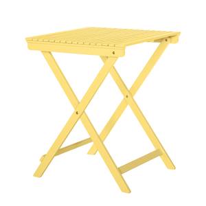 Ensemble de balcon Betty Sue II Acacia massif - Jaune pastel