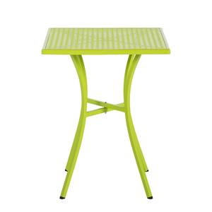 Set mobili da giardino Pini (3 pezzi) Acciaio - Verde chiaro