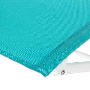 Balkonmöbelset Ragazza (3-teilig) I Stahl/Textilene - Weiß/Blau