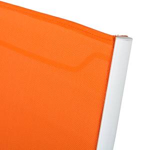 Balkonmöbelset Ragazza (3-teilig) V Stahl/Textilene - Weiß/Orange
