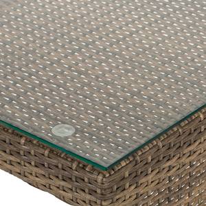 Set balcone Merano (11 pezzi) Marrone - Materiale sintetico - Rattan sintetico