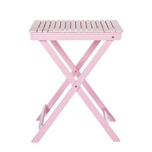 Balkontafel Betty Sue massief acaciahout roze