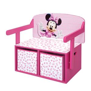 Bank 3 in 1 Minnie Mouse Pink - Holzwerkstoff - 62 x 43 x 66 cm