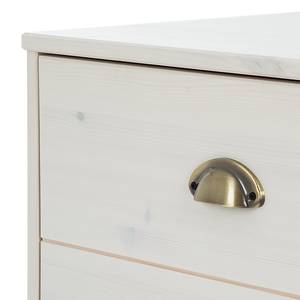 Banc Enrik Pin massif - Blanc