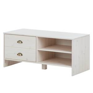 Banc Enrik Pin massif - Blanc