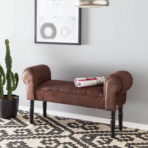 Banc Wing Cuir synthétique marron