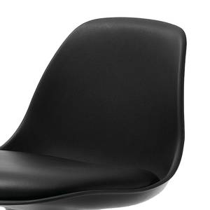 Tabouret de bar Batya (lot 2) kunststof/kunstleer - Noir