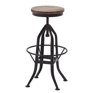 Tabouret de bar Firlo Marron vieilli / Noir