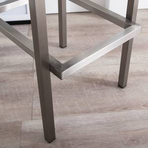 Tabouret de bar Mijas Imitation cuir - Blanc