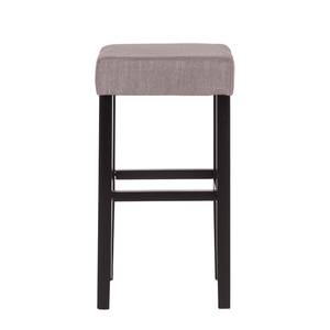 Barhocker Nello (2er-Set) Leinenstoff - Grau