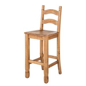 Tabouret de bar Zacateca Bois Pin massif / ciré