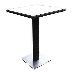 Table et tabourets de bar Villanova Polyrotin gris