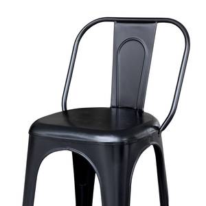 Chaise de bar Feruminia Métal - Noir