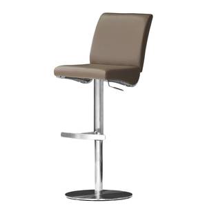 Tabouret de bar Hoover Cappuccino - Tulipe - Cuir synthétique