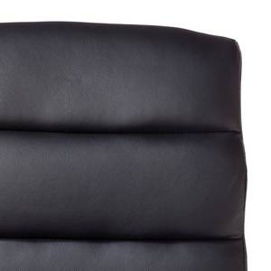 Chaise de bar Kamloops Imitation cuir / Métal - Noir - 1 chaise