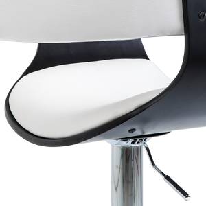 Chaise de bar Manhattan Black Noir / Chrome