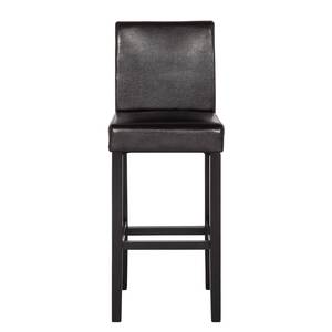 Chaise de bar Nello (lot 2) Imitation cuir - Marron