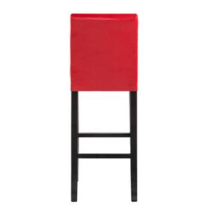Chaise de bar Nello (lot 2) Imitation cuir - Rouge