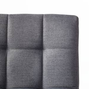 Chaises de bar Panola (lot de 2) Tissu / Hêtre massif - Basalte