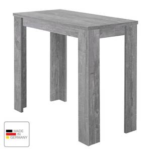 Table haute Bertry Gris - Bois manufacturé - 120 x 104 x 60 cm