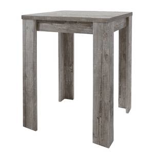 Bartisch Bertry Grau - Holzwerkstoff - 80 x 104 x 80 cm